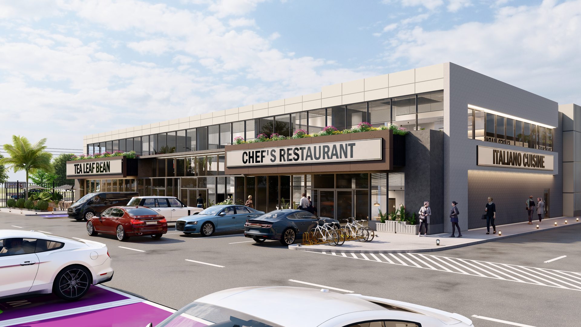 Bayly Market Square street view rendering